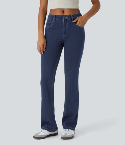 Sabrina Jeans — Washed Denim Navy Blue