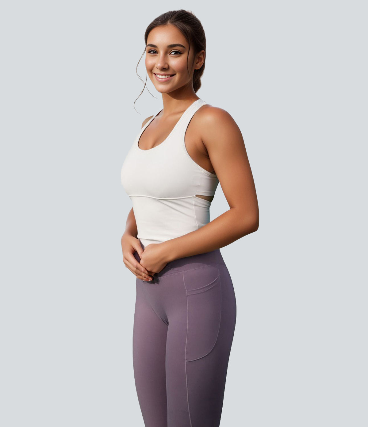 Elara Tank — White