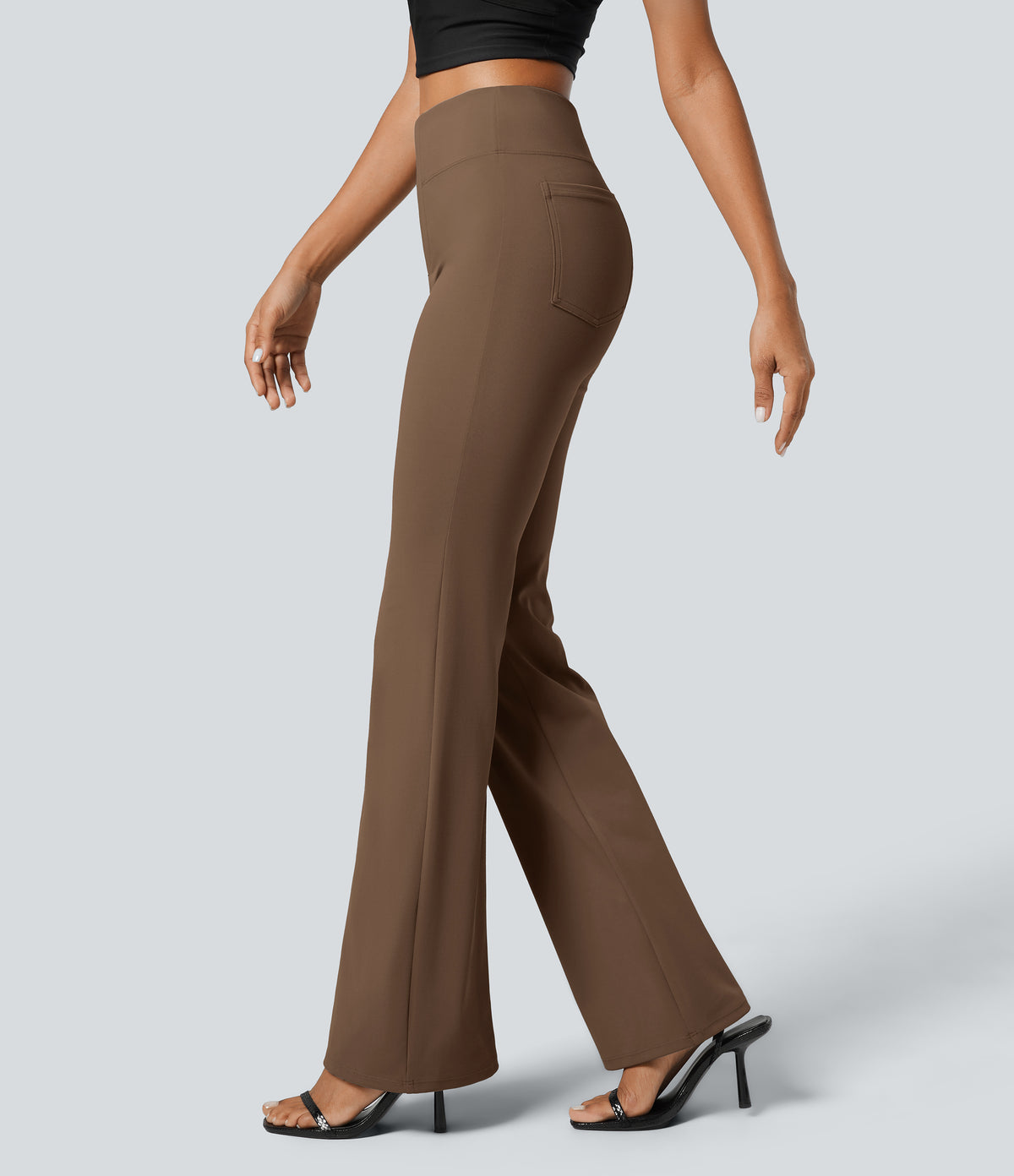 Delia Pants — Cocoa Brown