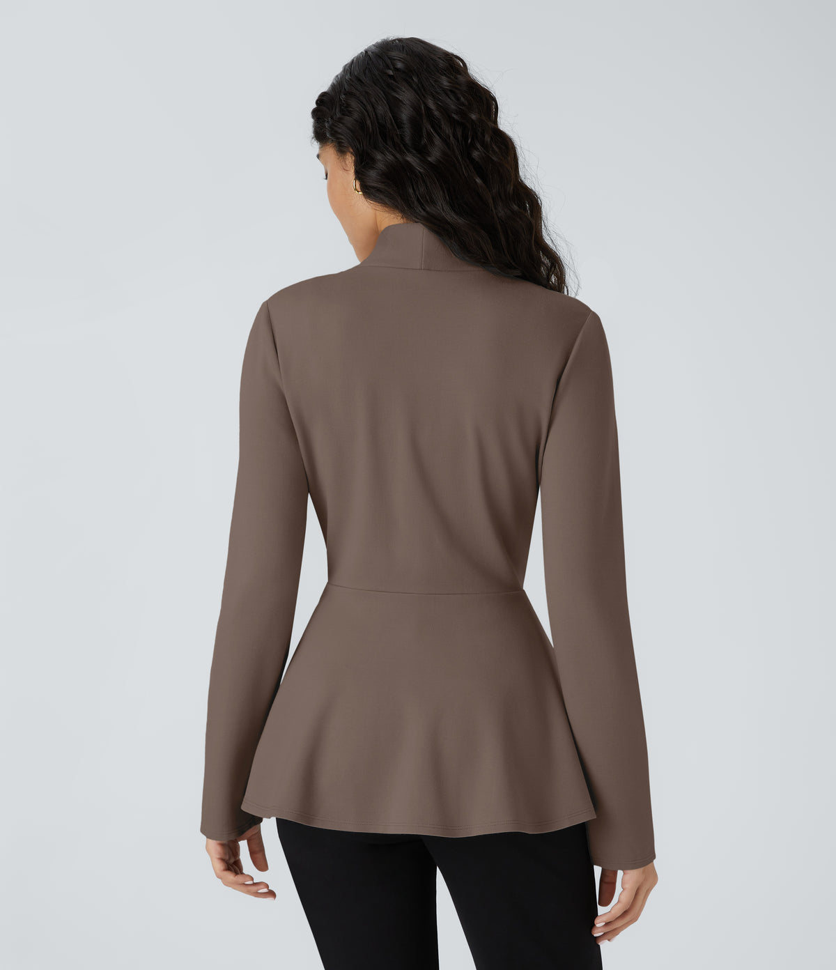 Junia Blazer — Morning Mist Brown