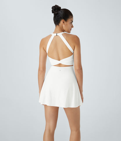 Magnolia Dress — Withered Green