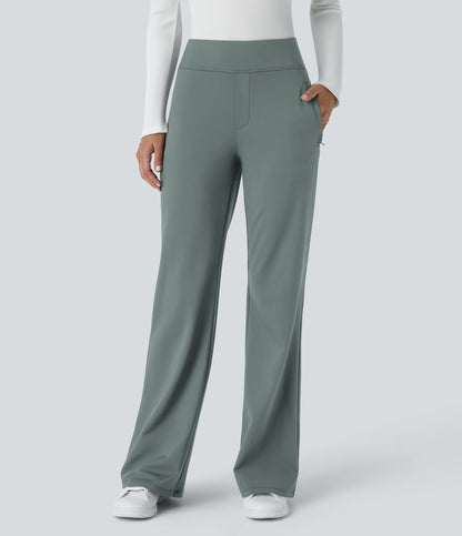 Aubrey Pants — Deep Aquamarine