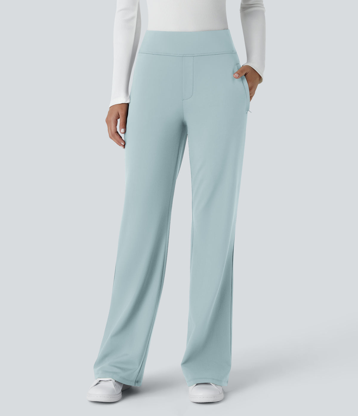 Aubrey Pants — Baby Blue