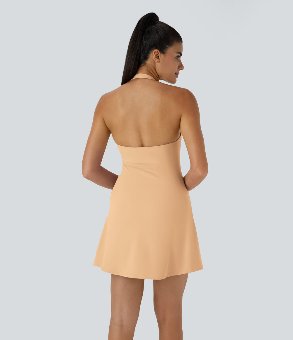 Luna Dress — Buff