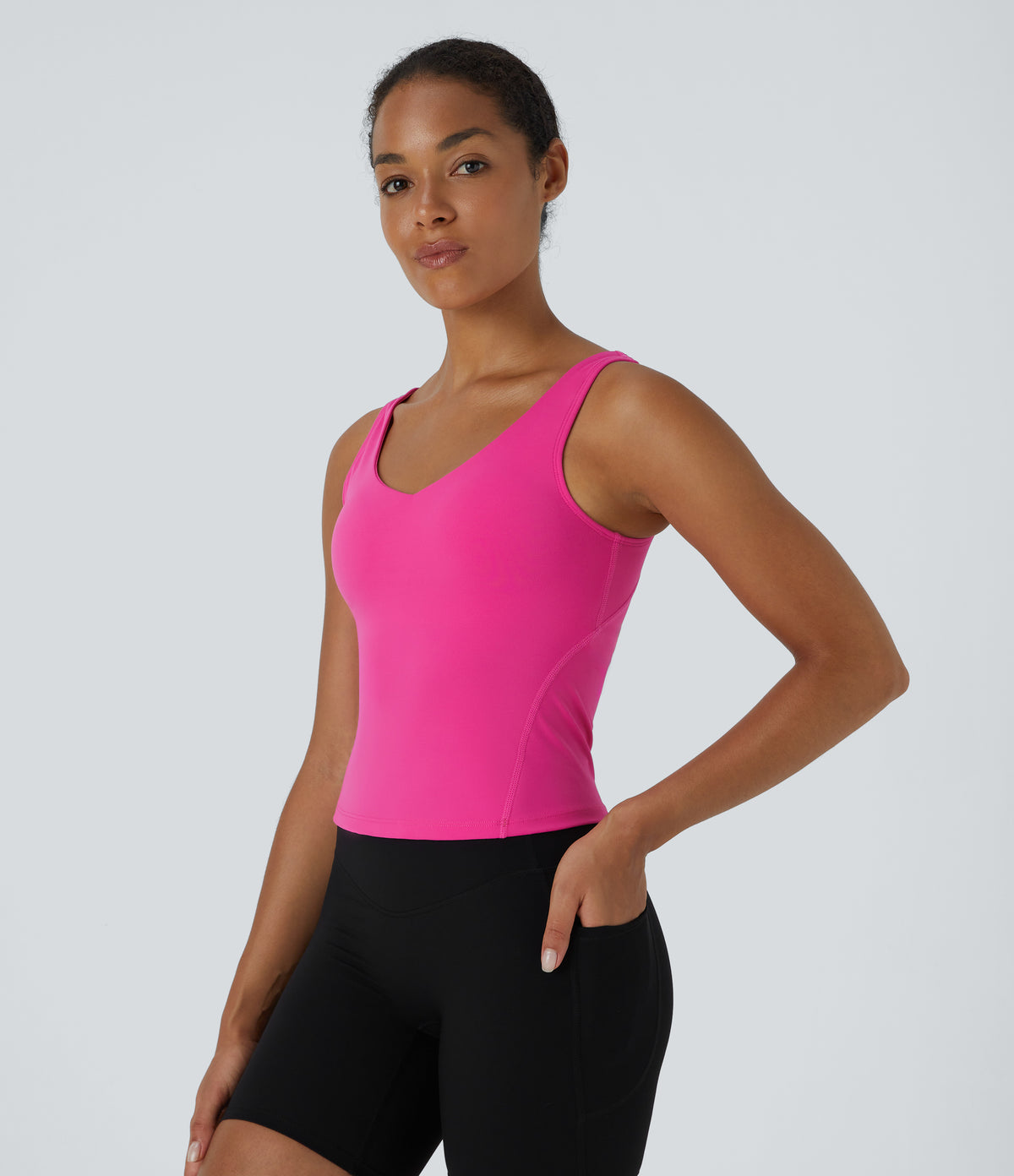 Daisy Tank — Warm Mid Blue
