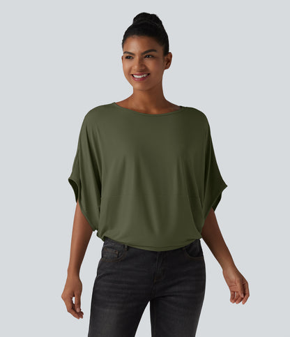Indira Top — Hazel Mist Green