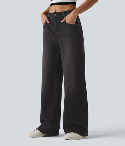 Lacey Jeans — Deep Ink Black Denim