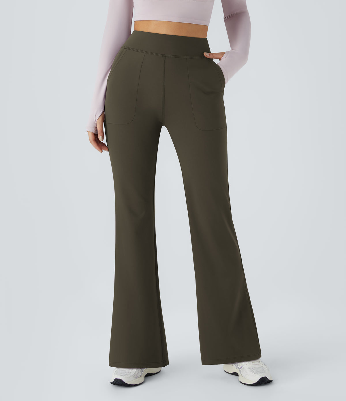 Drift Flare Legging — Forest Night