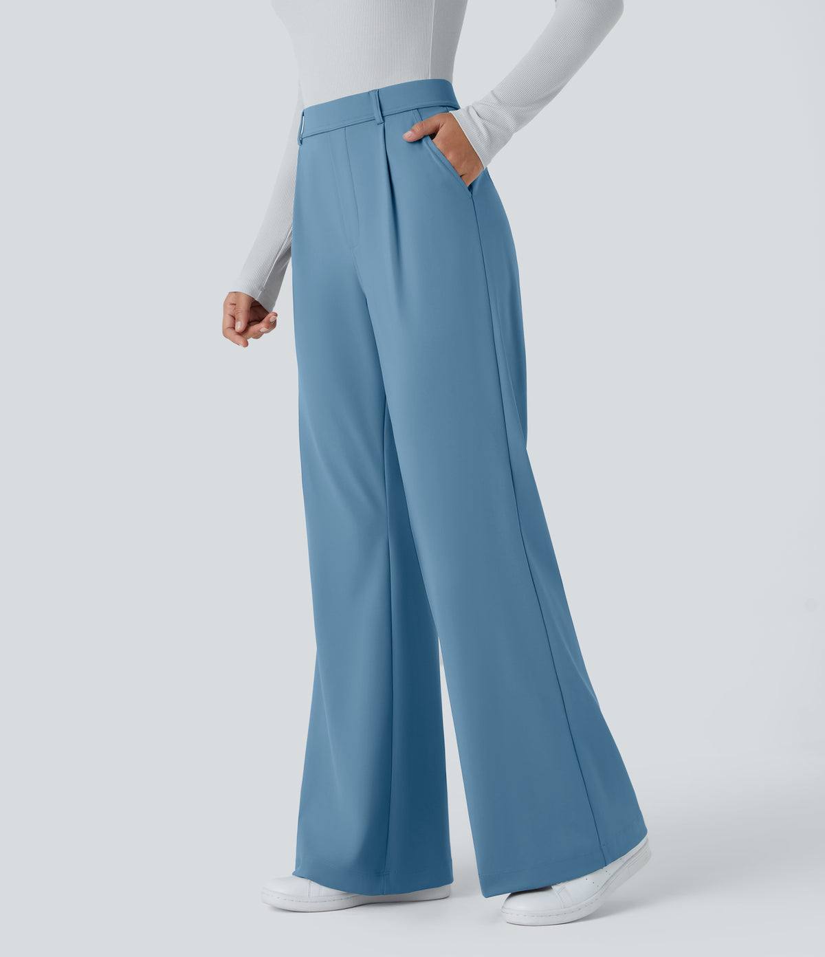 Evie Pants — Light Azure