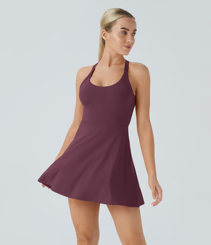 Magnolia Dress — Light Grey Blue