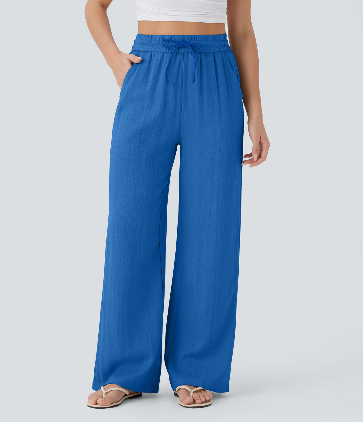 Lavinia Pants — Strong Blue