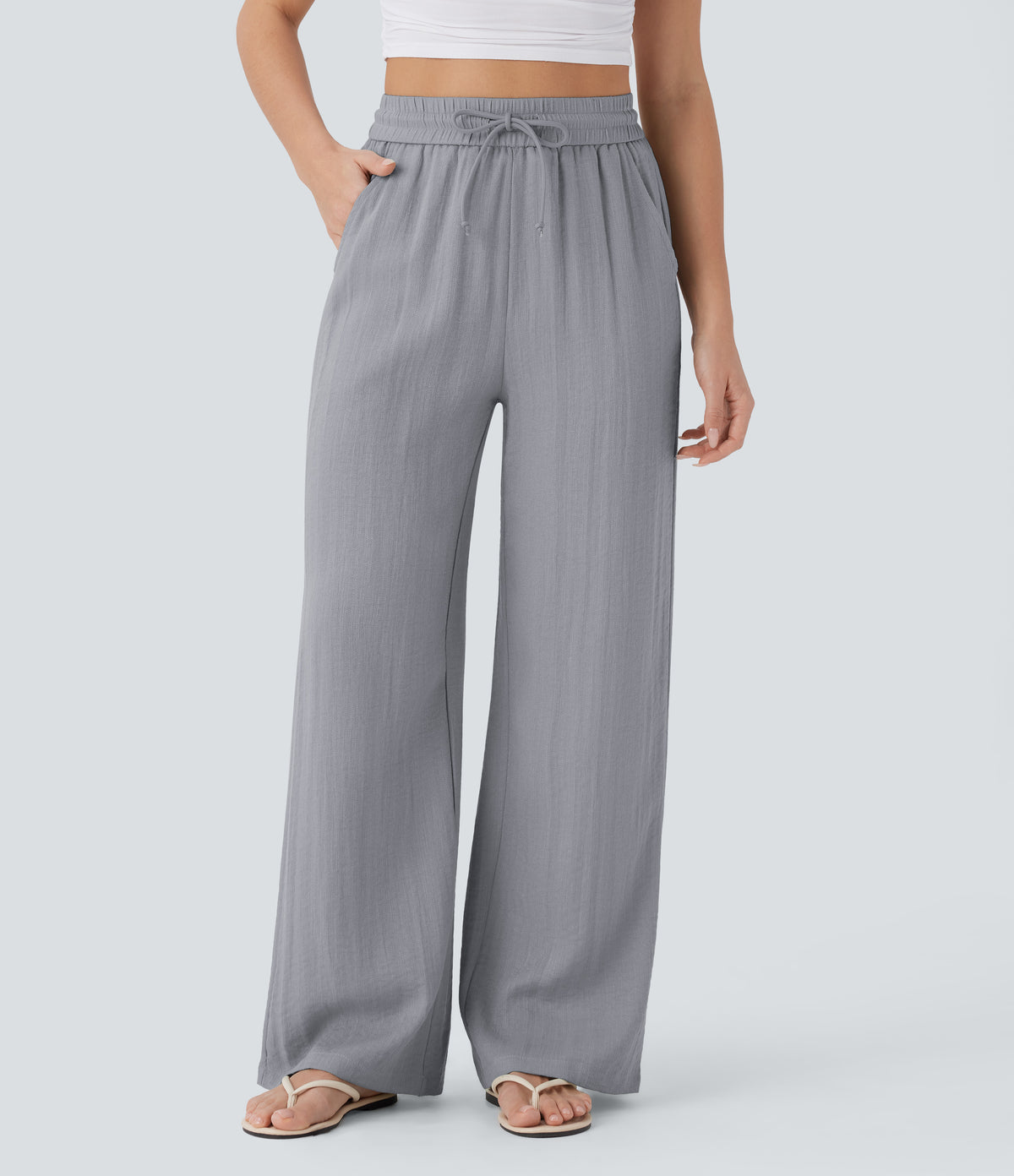 Lavinia Pants — Steel Gray