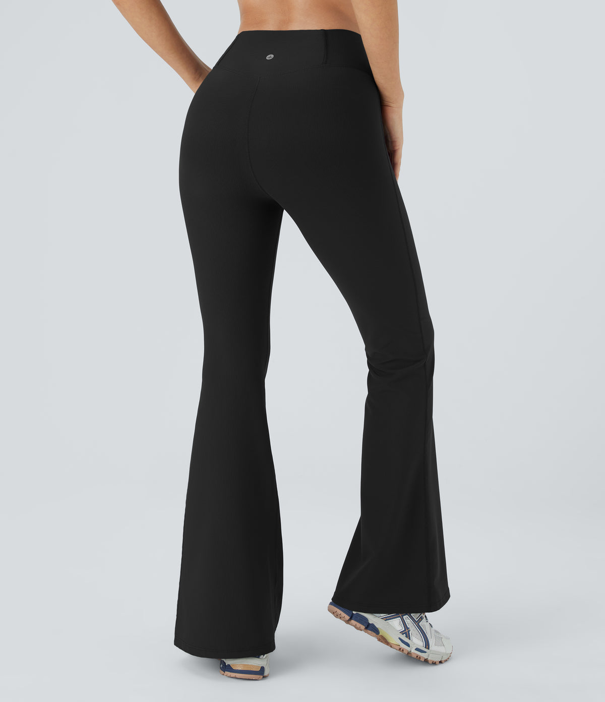 Fleur Flare Legging — Black