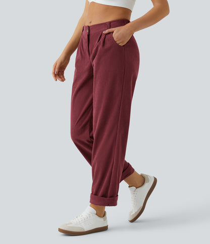 Cecily Pants — Pomegranate