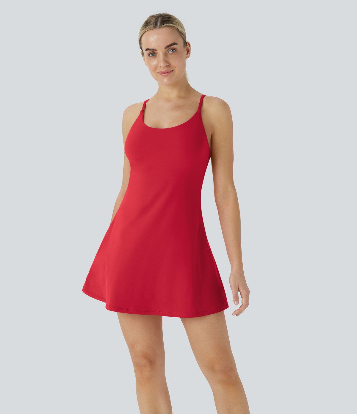 Petal Dress — Quetzal Green