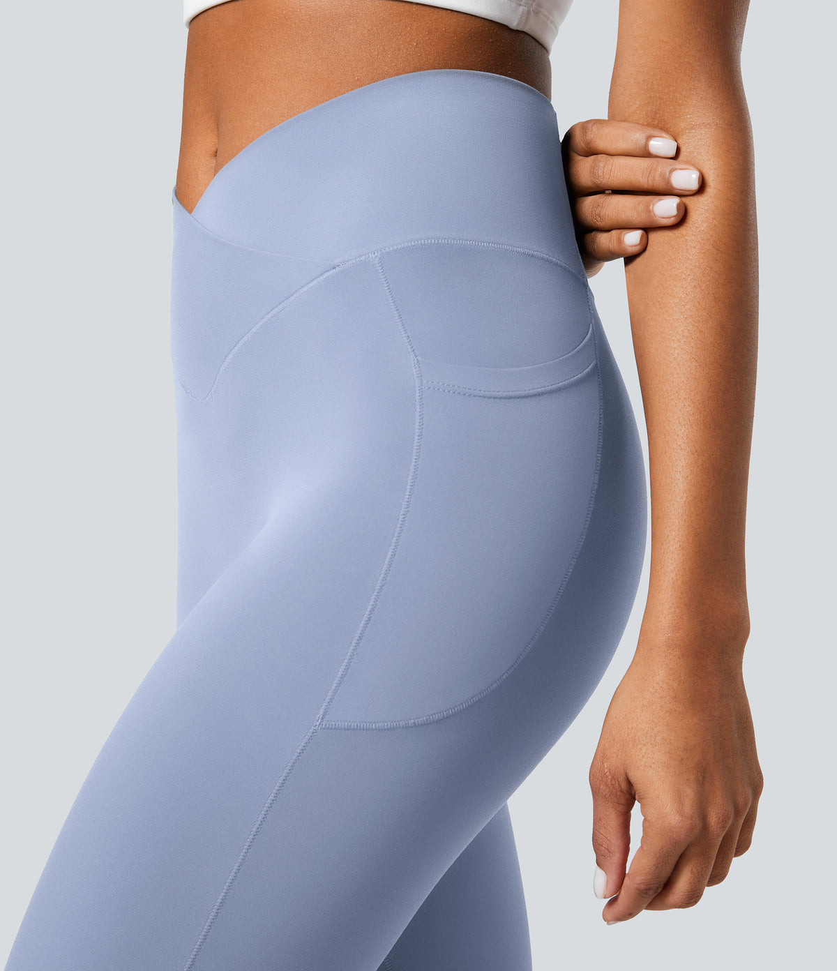 Petal Legging — Steel Gray
