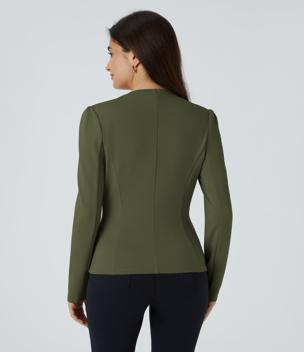 Faye Blazer — Hazel Mist Green