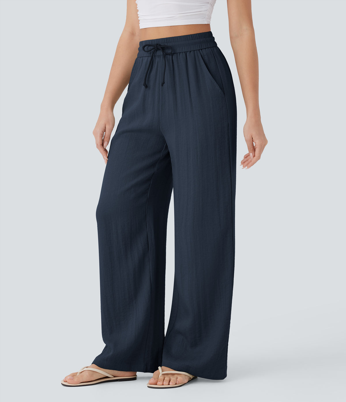 Lavinia Pants — Dark Blue
