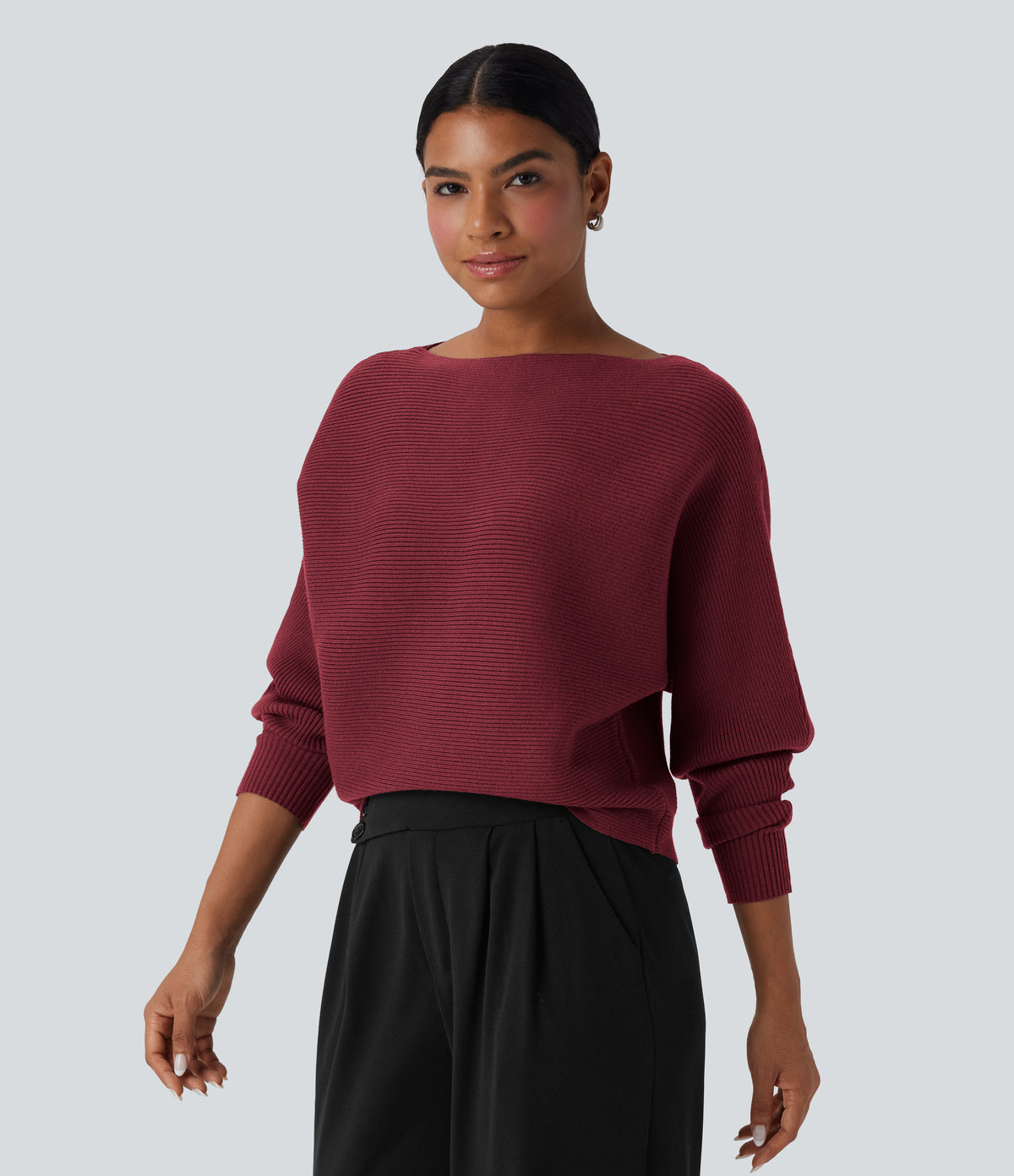 Brielle Sweater — Pomegranate