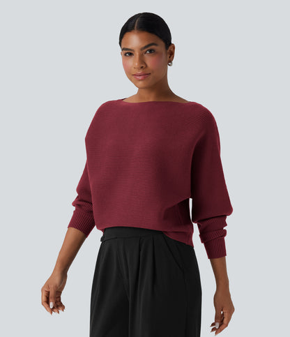 Brielle Sweater — Pomegranate
