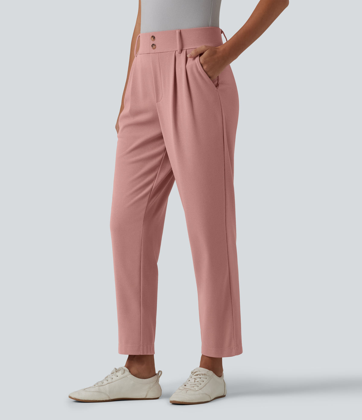 Naomi Pants — Rose Tan