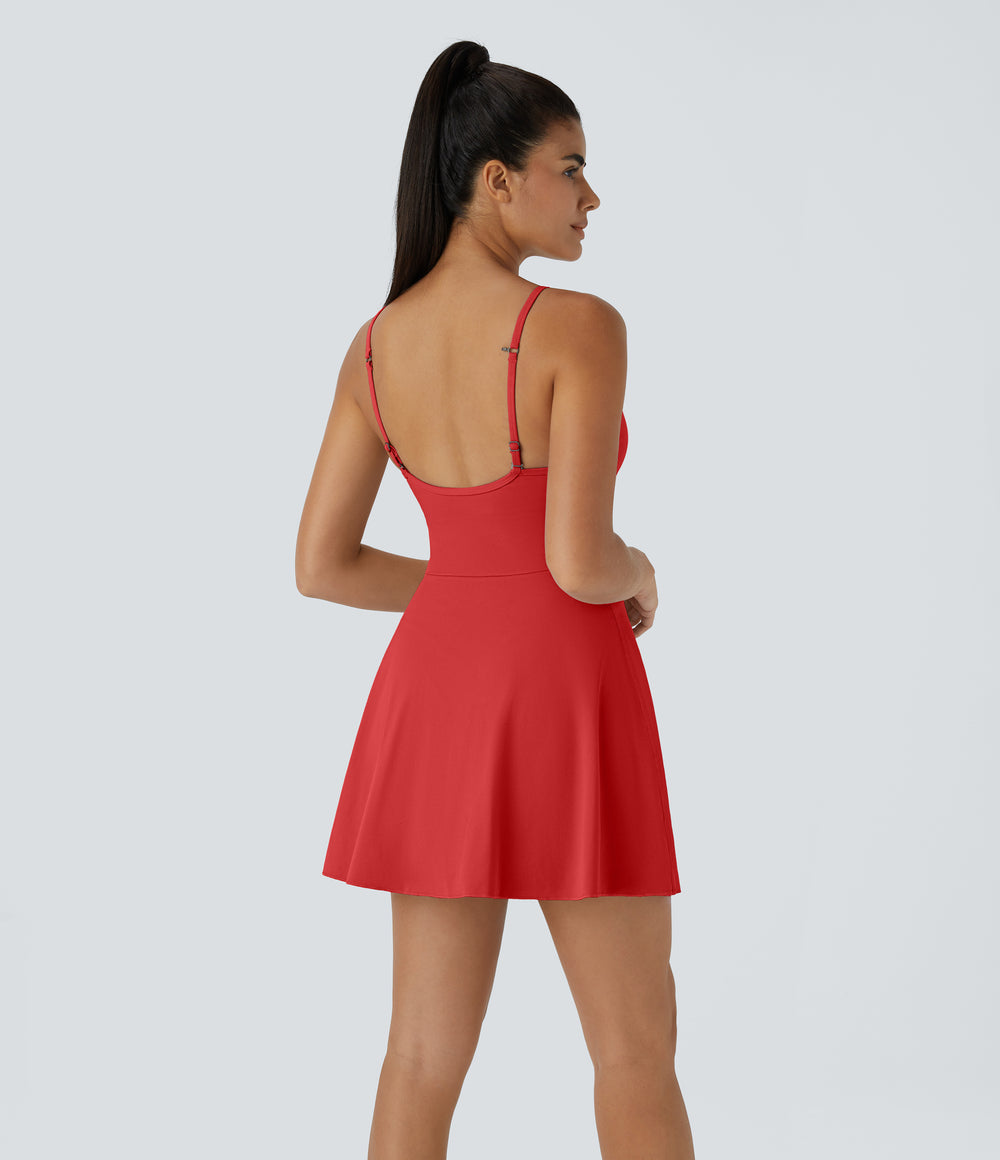 Lyra Dress — Poinsettia