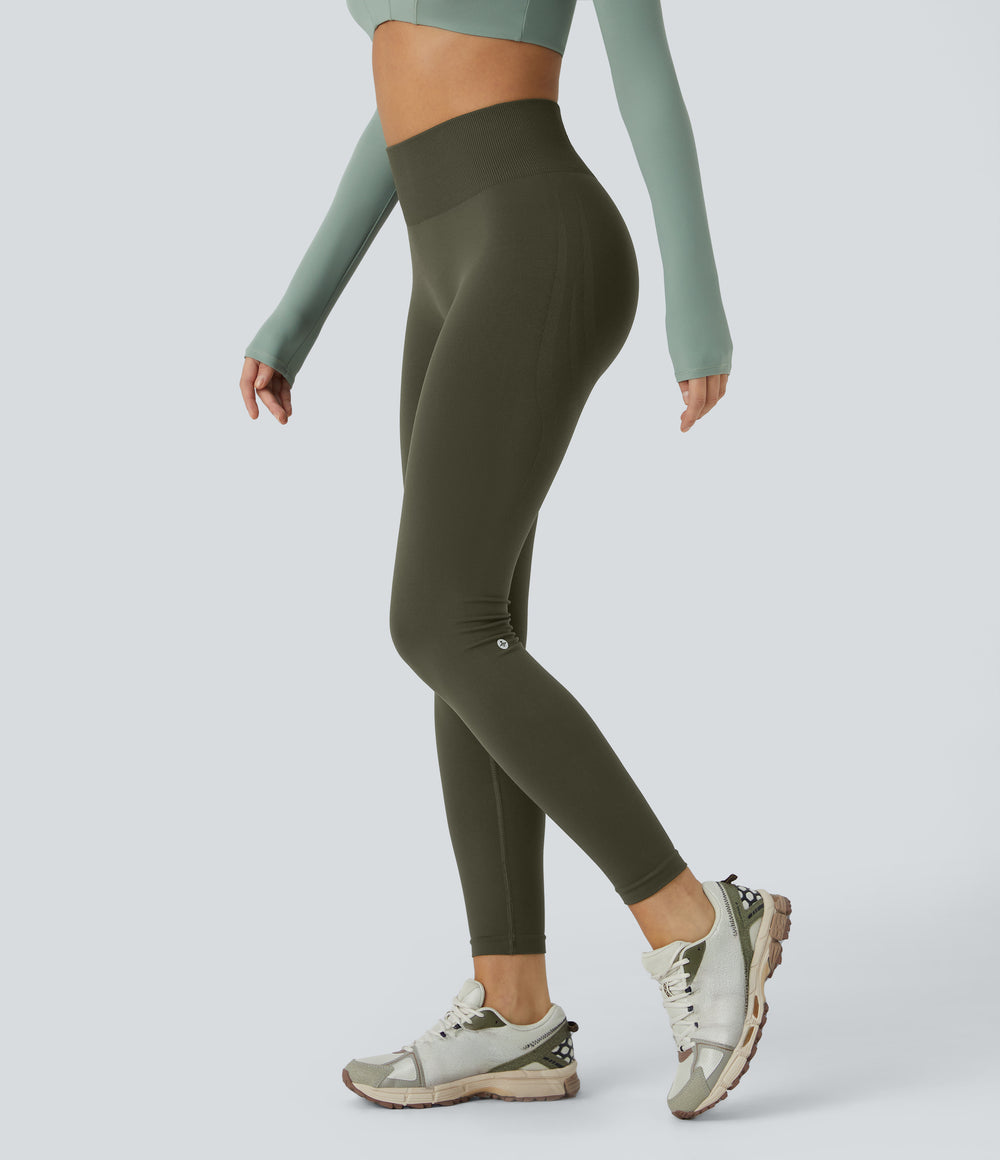 Mabel Legging — Deep Sage