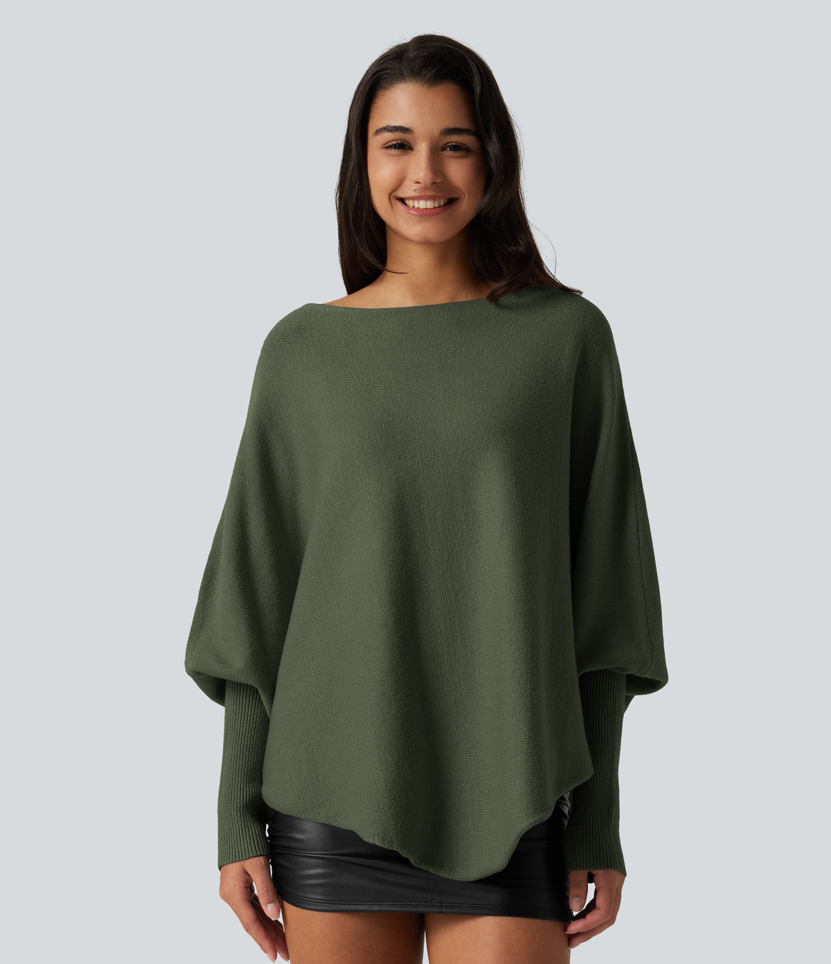 Vera Sweater — Agarwood Green