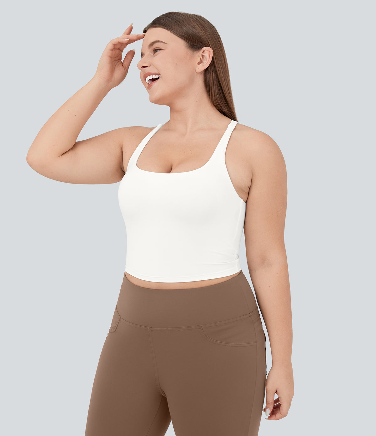 Nola Crop Top — Bering Sea