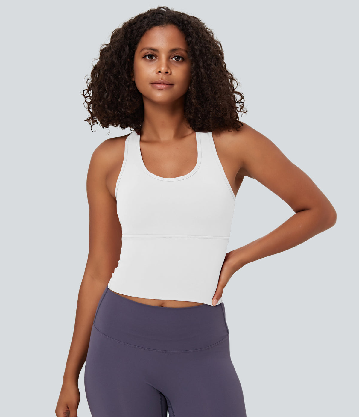 Elara Tank — White