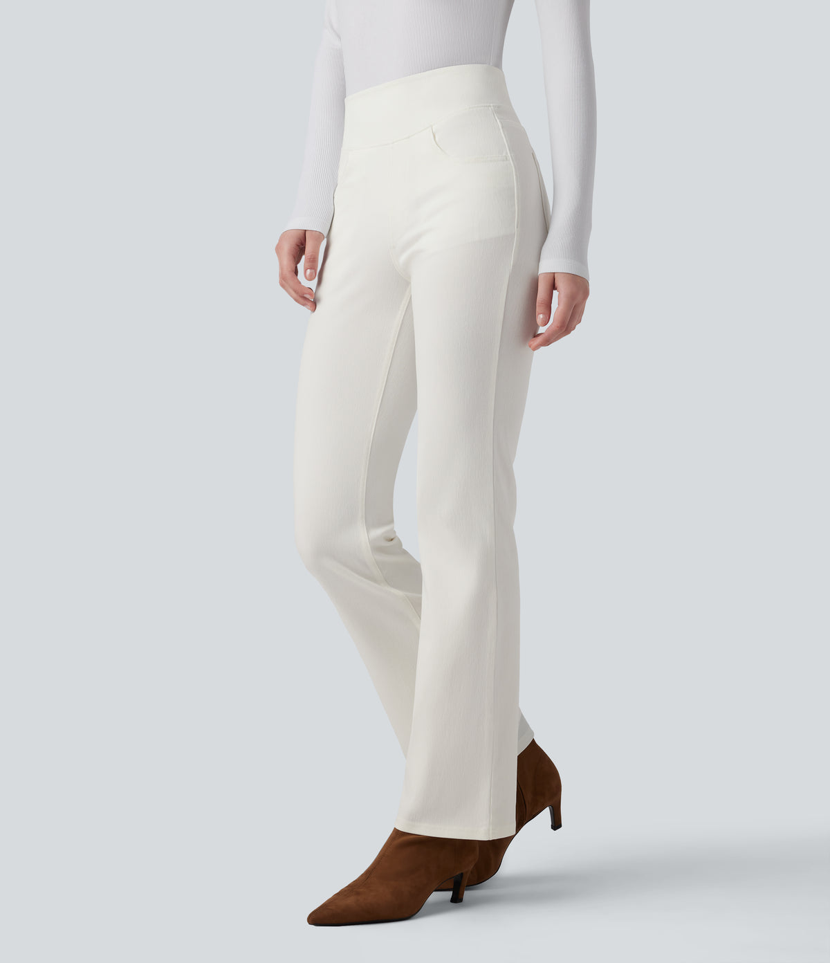 Felicity Jeans — Ivory Denim