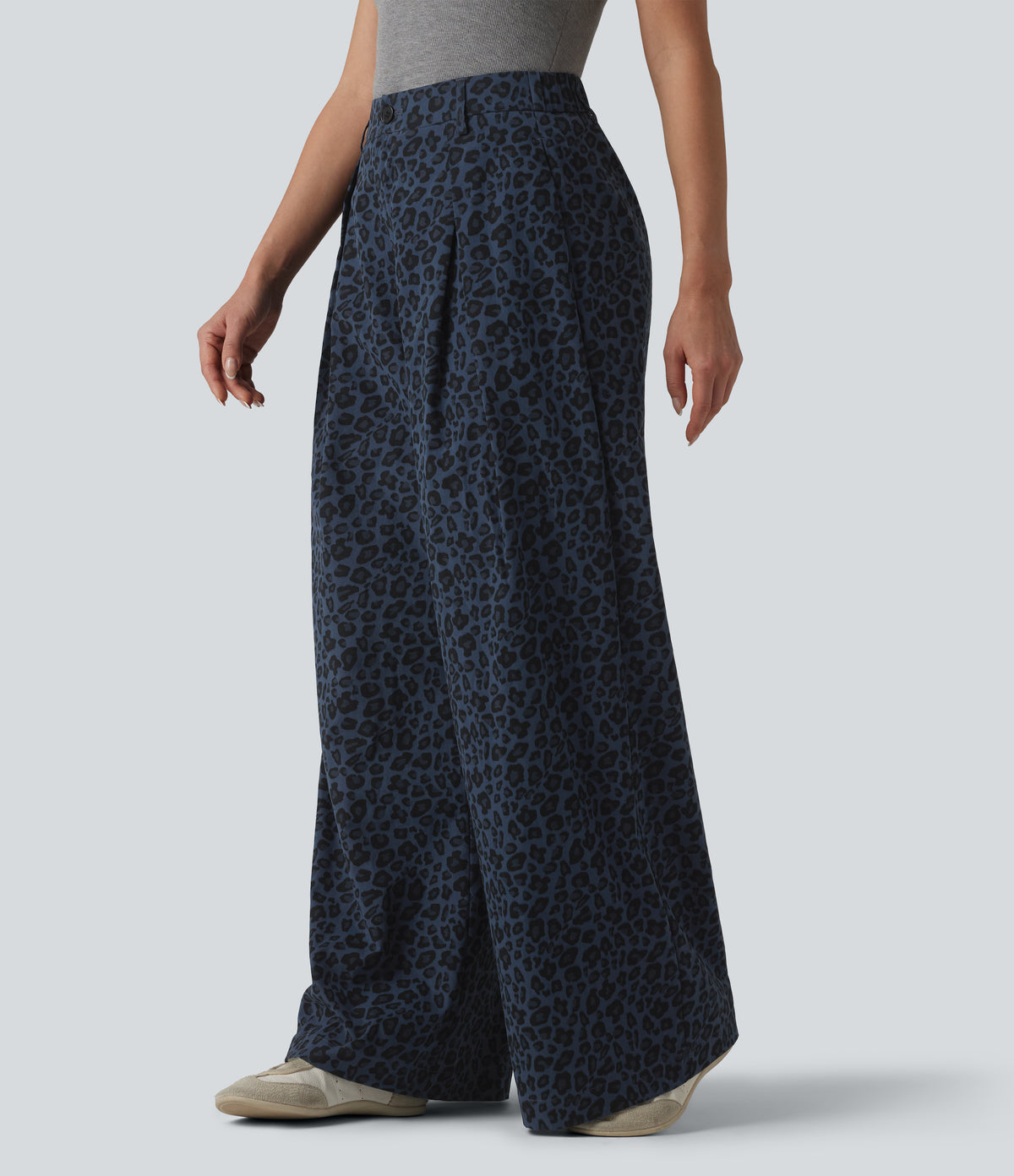 Freya Pants — Midnight Leopard