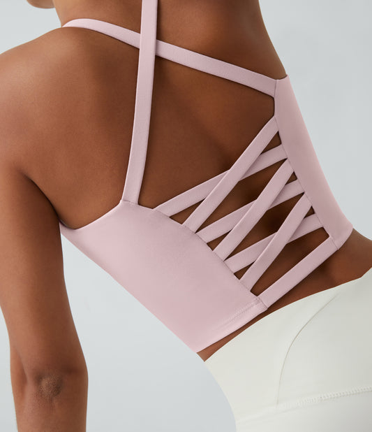 Noelle Tank — Lilac Pink