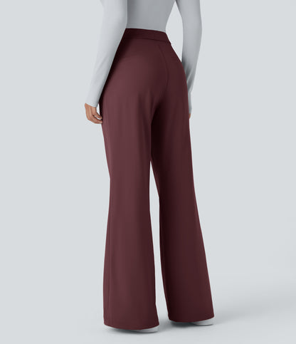Evie Pants — Red Mahogany