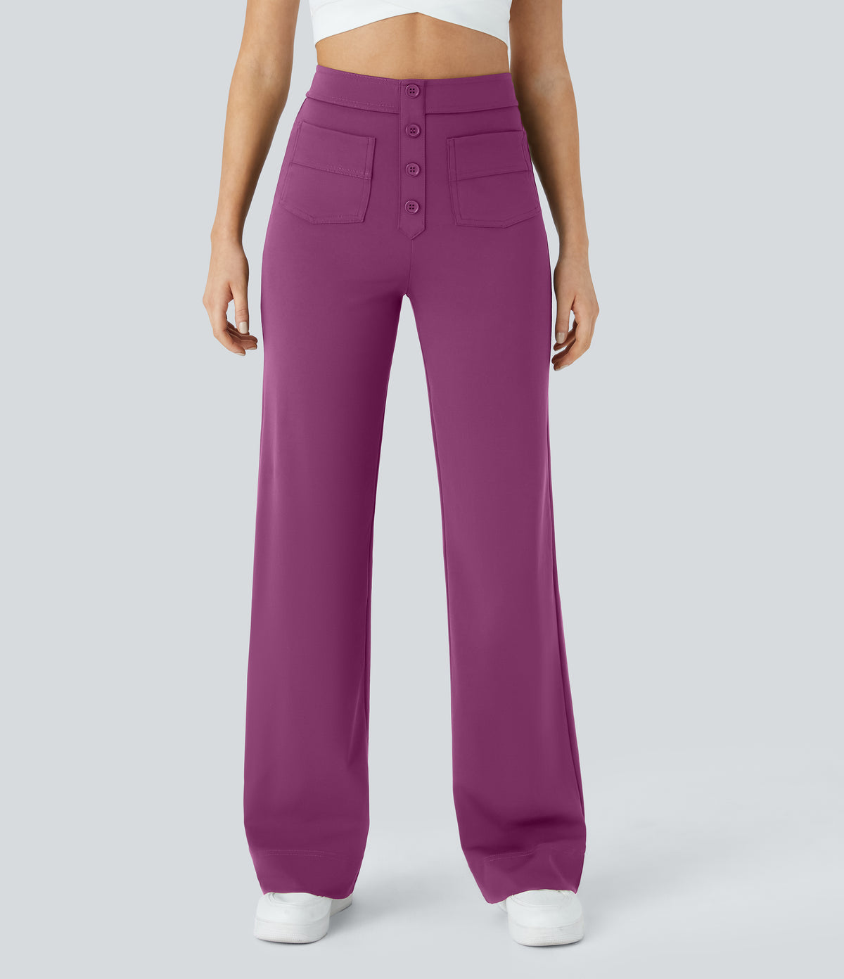 Isolde Pants — Deep Orchid