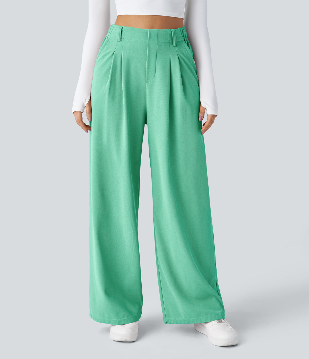 Aurora Pants — Light Sea Green