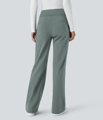 Aubrey Pants — Deep Aquamarine
