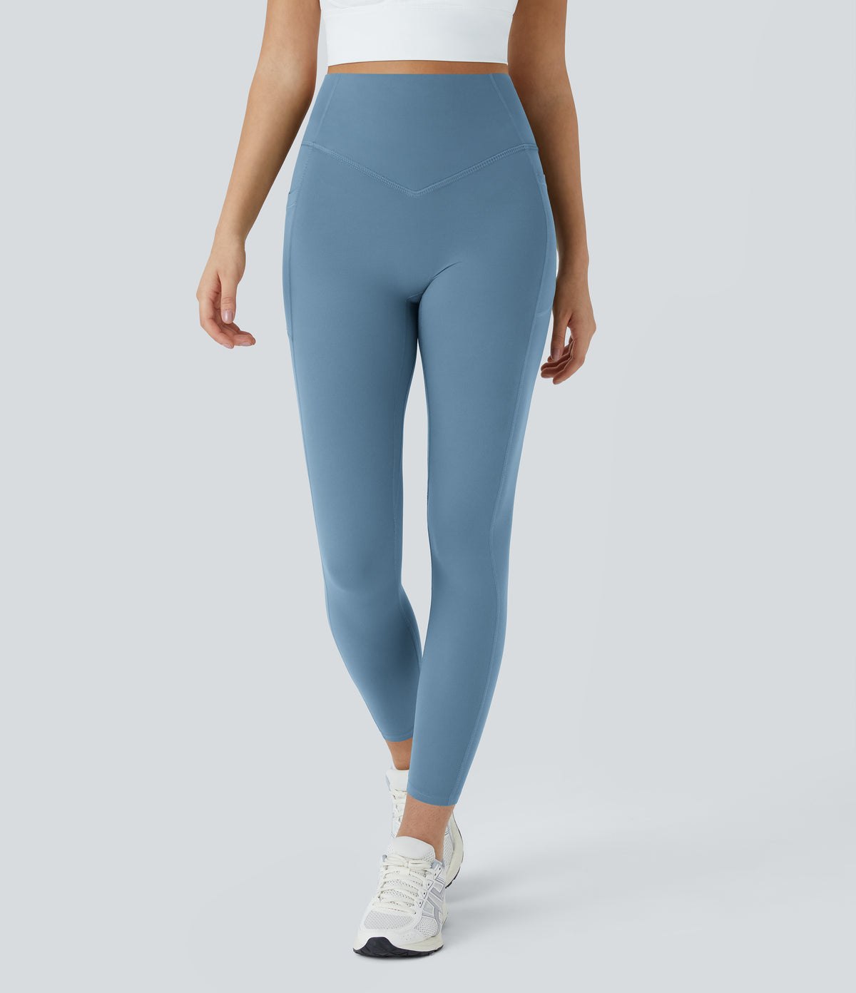 Amara Legging — Whale Blue