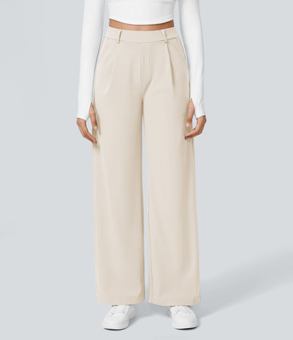 Acacia Pants — Egg Cream White