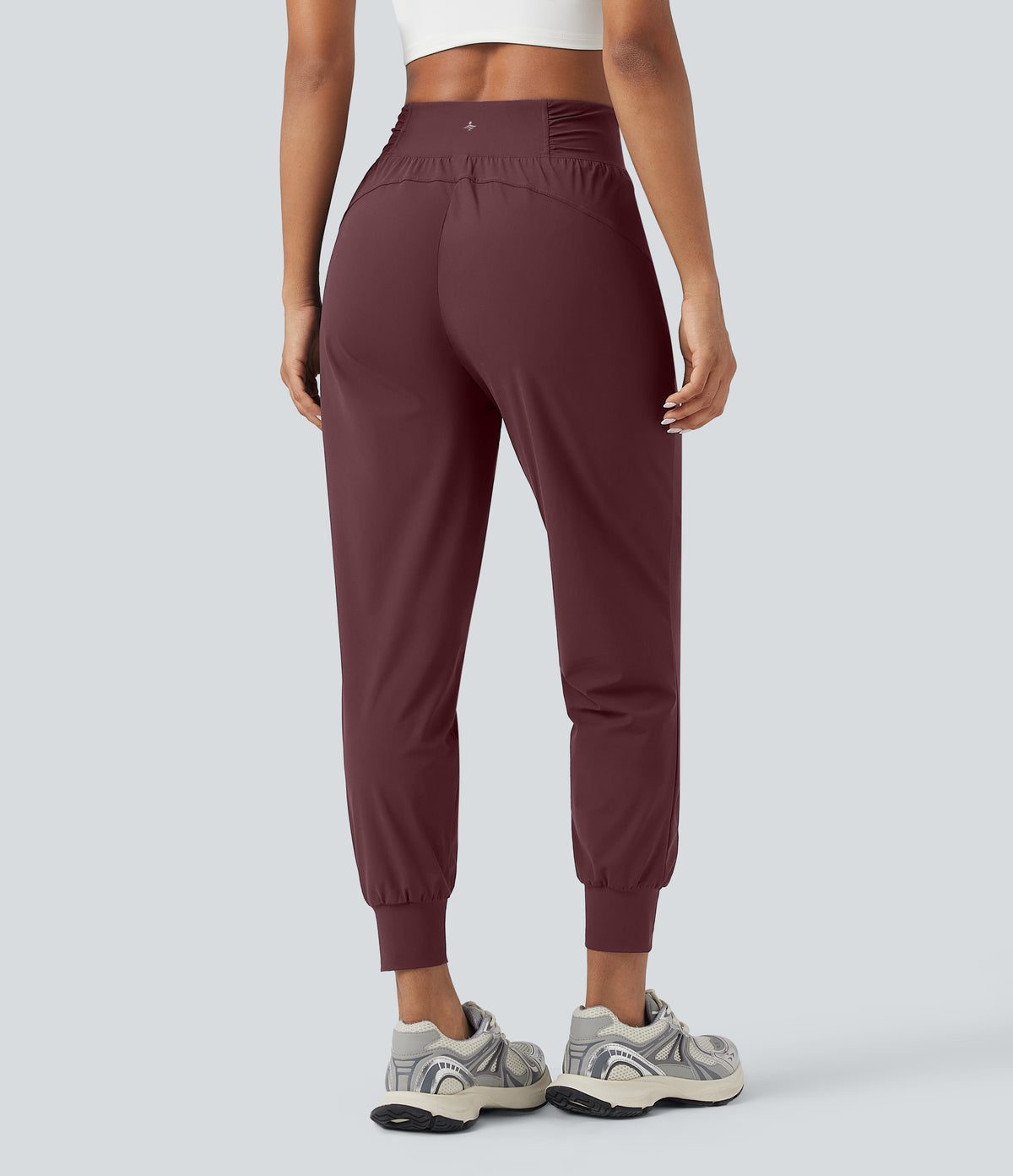 Odette Jogger — Red Mahogany