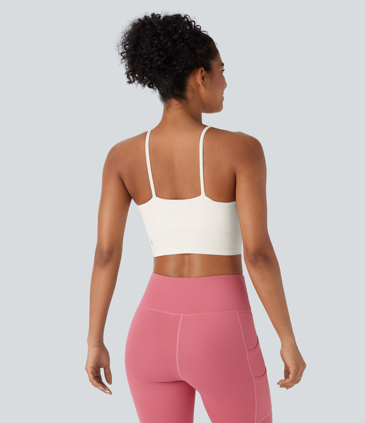 Luma Crop Top — Shadow Lime