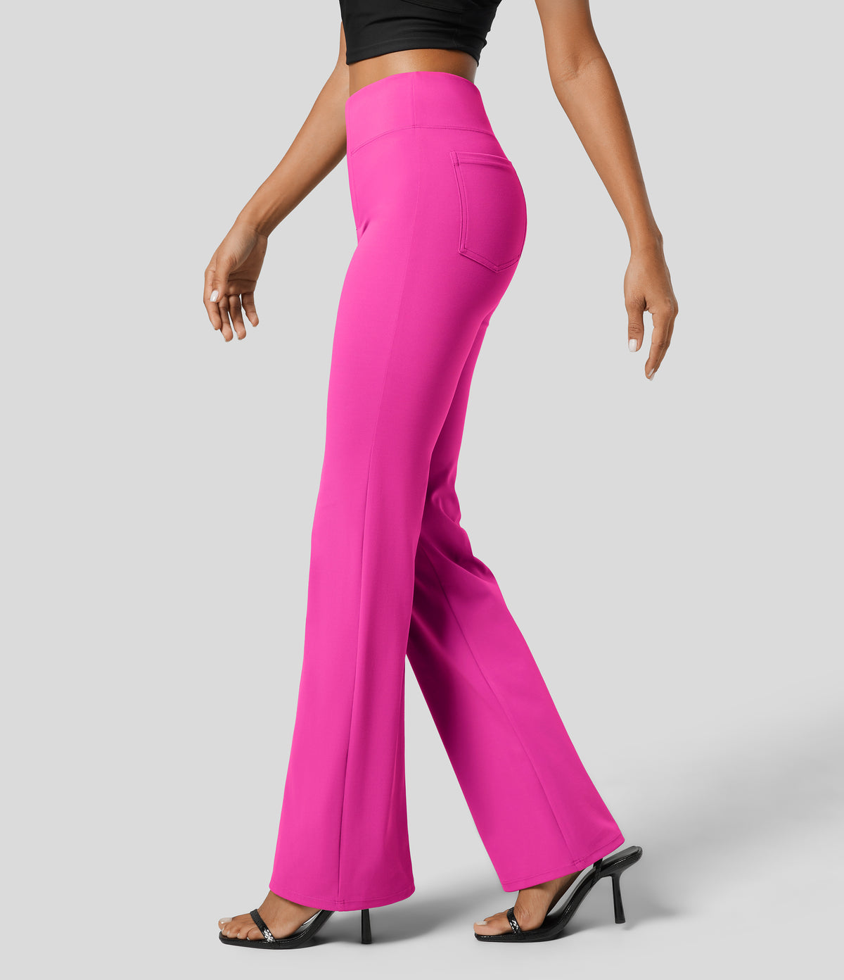 Delia Pants — Raspberry Rose