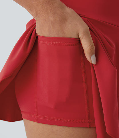 Fleur Skirt — Mars Red