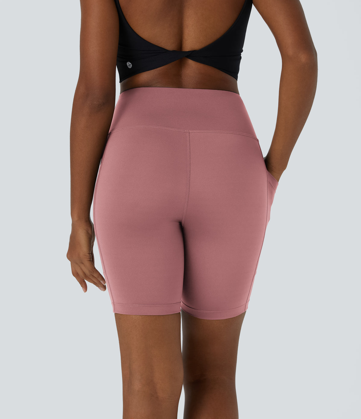 Iris Biker Short — Carmine Red