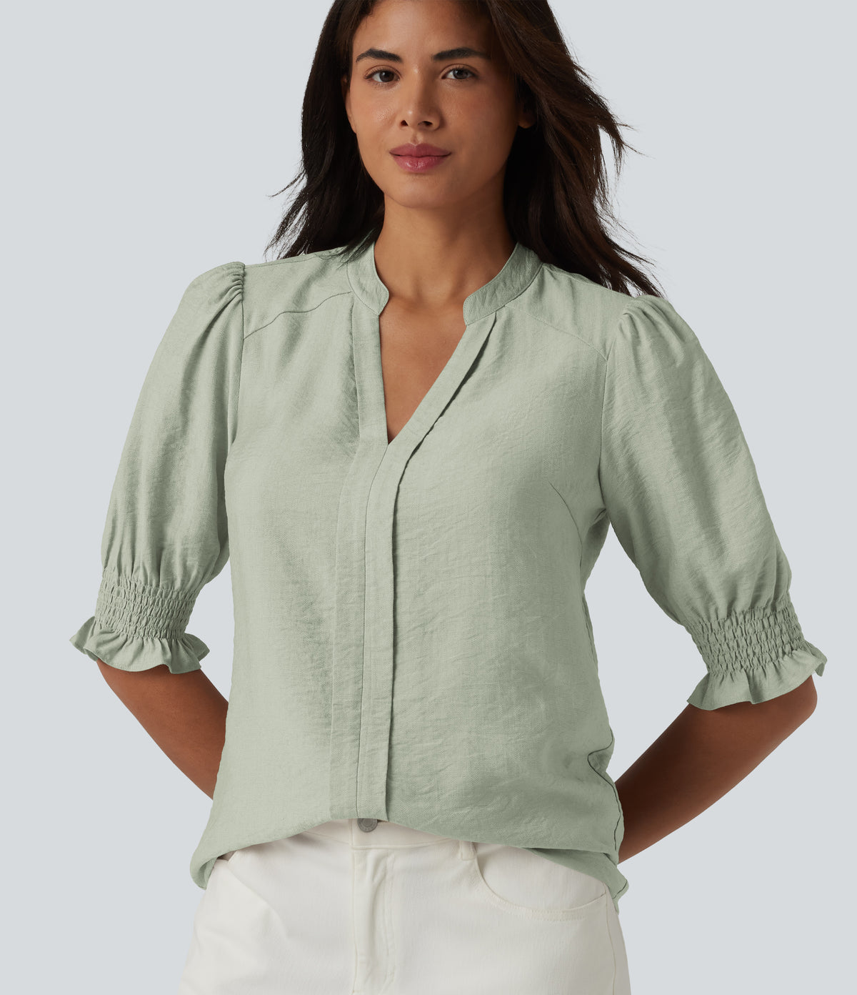 Imogen Blouse — Desert Sage