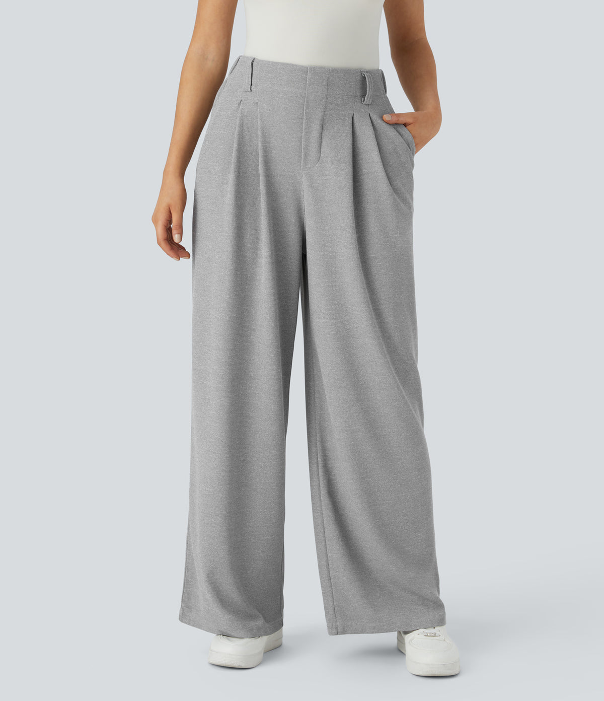 Aurora Pants — Waffle Gray