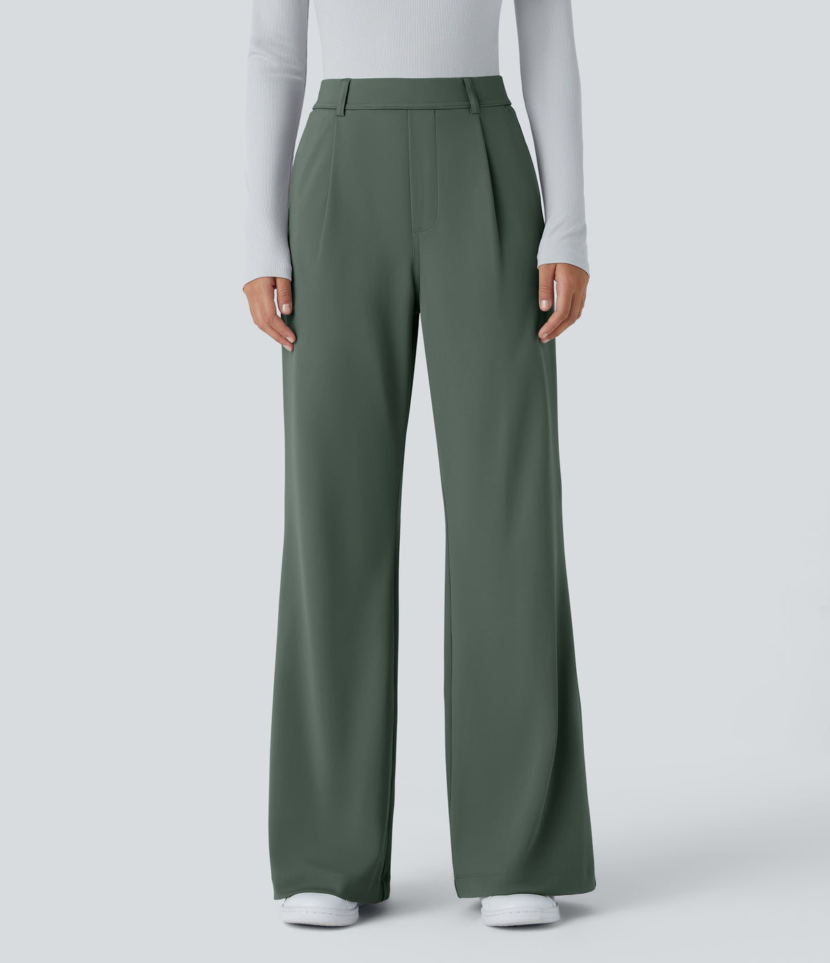 Evie Pants — Deep Aquamarine