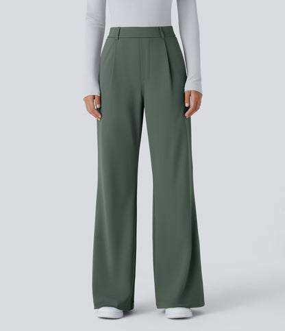 Evie Pants — Deep Aquamarine