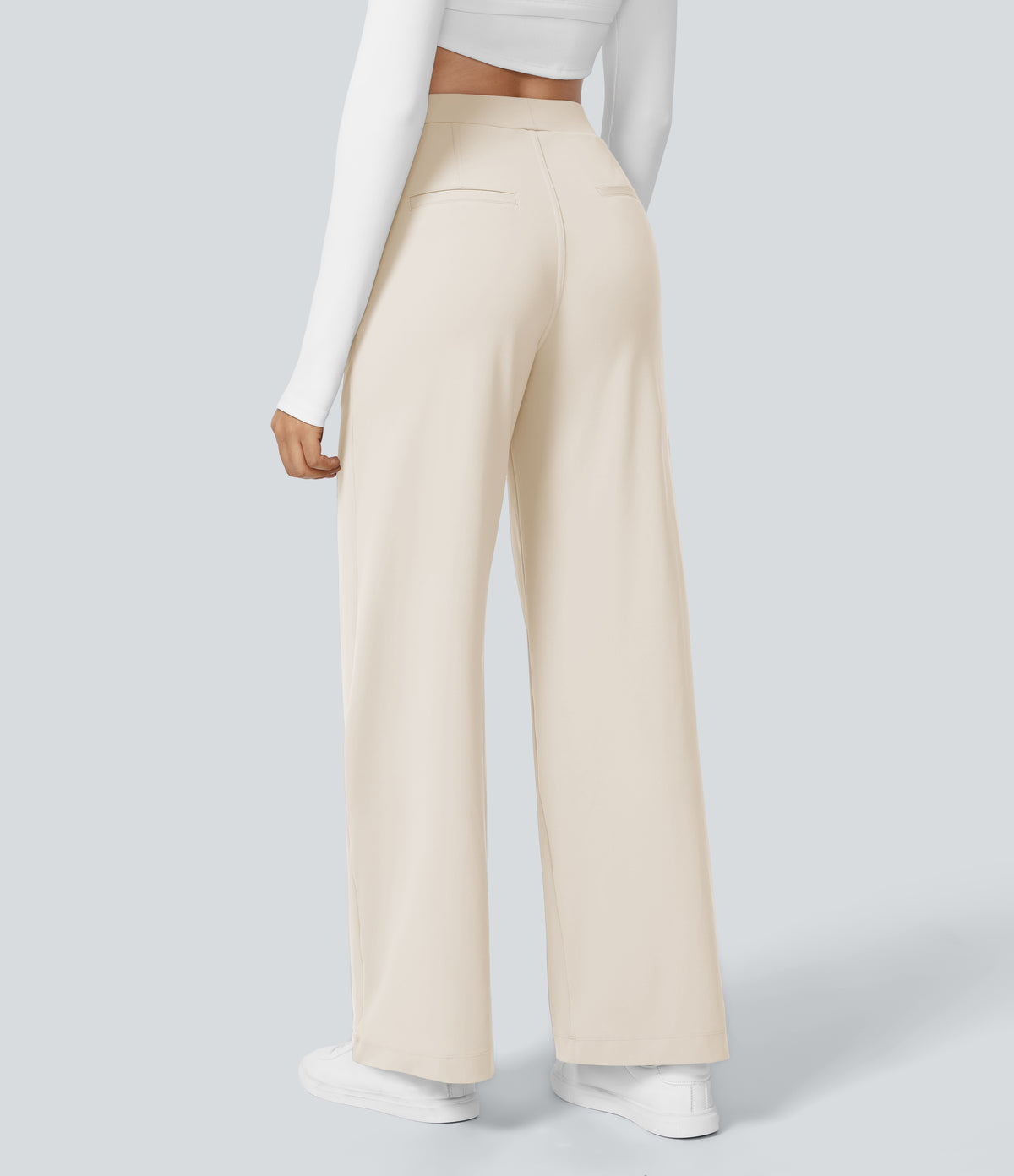 Acacia Pants — Egg Cream White