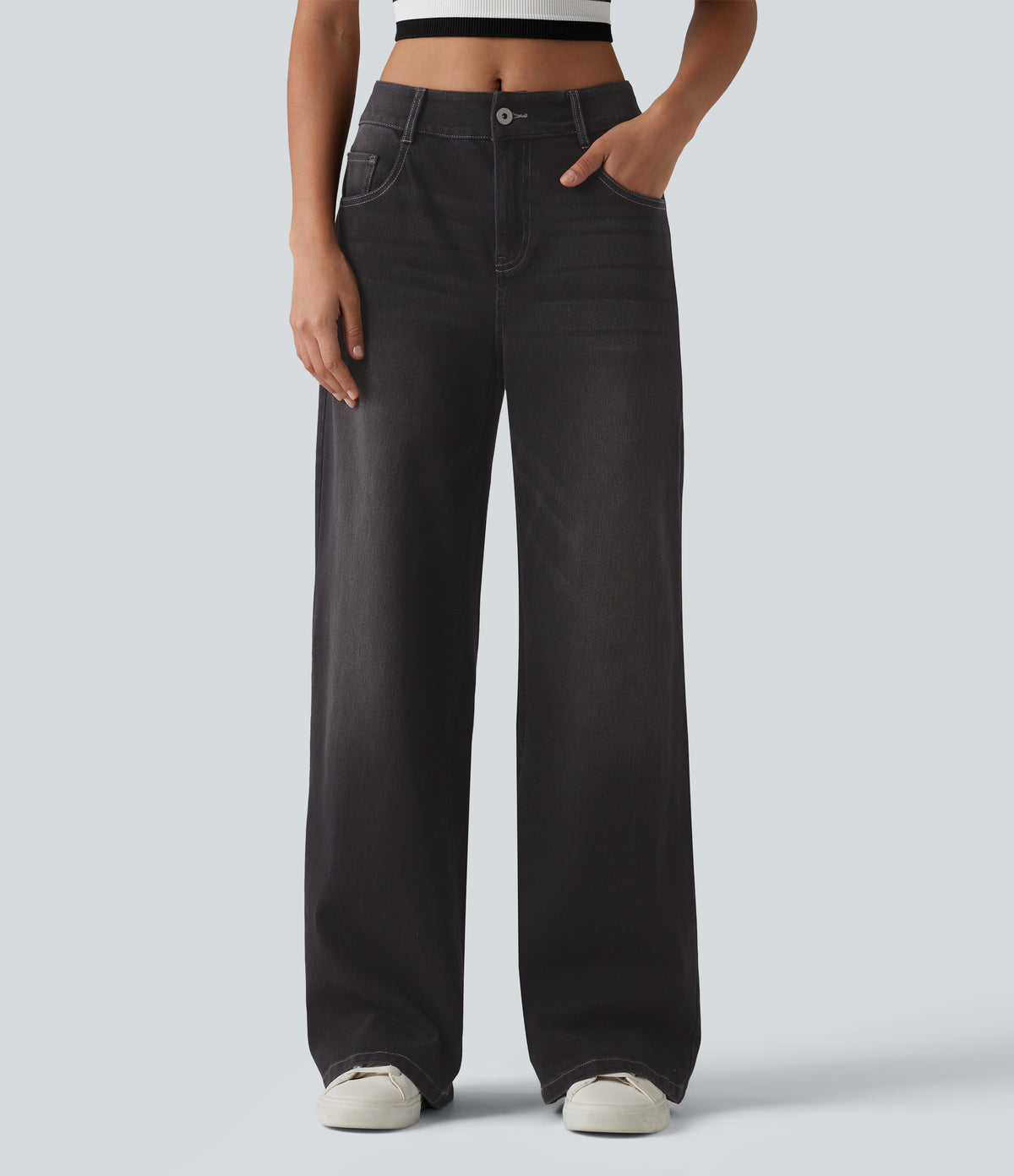 Lacey Jeans — Deep Ink Black Denim